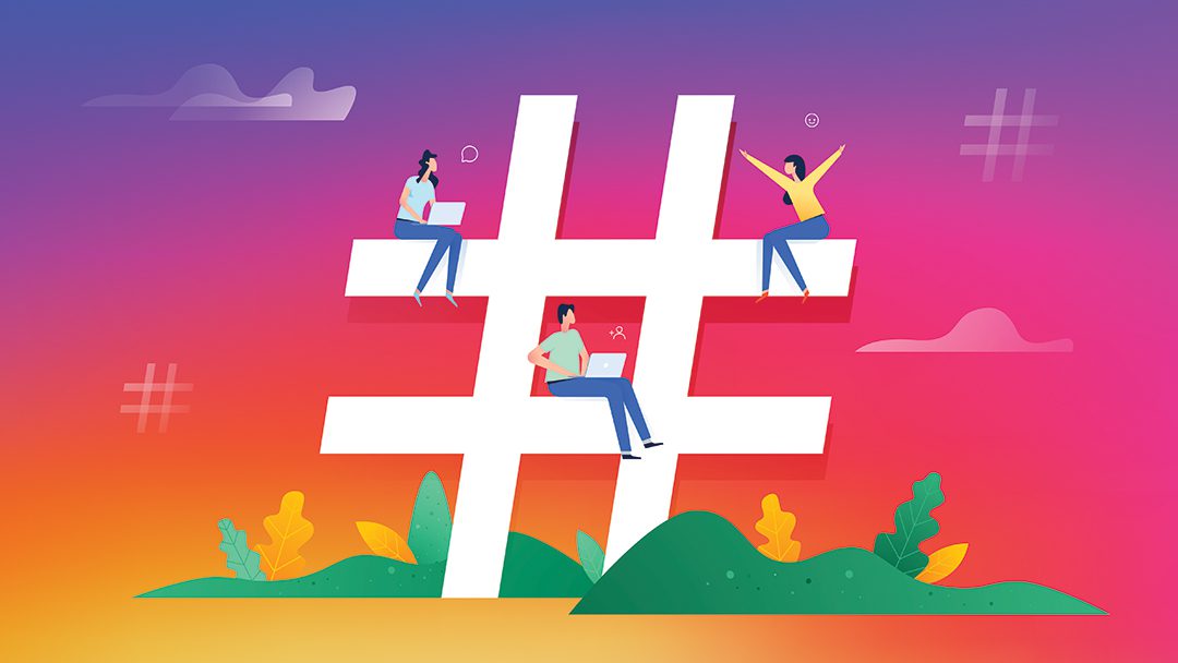 Hashtag and caption optimization